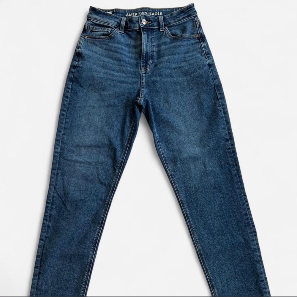 American Eagle Outfitters Women's Blue Mom Jeans size 4 regular - Picture 8 of 8